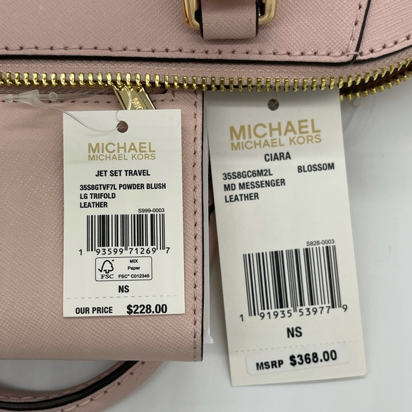 Michael Kors MD Ciara Satchel Bag & Trifold Wallet - Picture 15 of 15